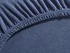 Müskaan - Jersey Spannbettlaken 140x200 cm - 160x220 cm + 40 cm Boxspringbett mit Elasthan navyblau Bild 4