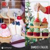 Dimono Etagere Deluxe Servier-Ständer, Bambus, (3-Etagen Servierschalen, Obst- & Gemüseschale), Servierschalen für Desserts, Obst, Gemüse, Süßes uvm. Bild 3
