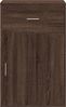 vidaXL Beistellschrank Braun Eichen-Optik 56,5x39x90 cm Holzwerkstoff 840715 Bild 5