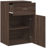 vidaXL Beistellschrank Braun Eichen-Optik 56,5x39x90 cm Holzwerkstoff 840715 Bild 4