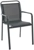 Vente-unique - VELYRA Garden dining set Metall Grau - B 60 cm x H 85 cm x L 57 cm Bild 3