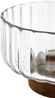 Luana Bowl Medio Glasschale mit Akazienholz - Servier- & Dekoschale, 21x9,5 cm Bild 3