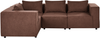 AXEBO 4-Sitzer Modul Ecksofa rechtsseitig Braun Bouclé Bild 4