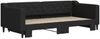 vidaXL Tagesbett Ausziehbar Schwarz 90x190 cm Stoff 3197438 Bild 3
