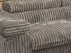 MKS Möbel 'Pablo L-Form' Ecksofa mit Schlaffunktion, verstellbare Kopfstützen, Grau, Cordstoff, Visco Topper, Rechts Bild 5