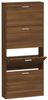 vidaXL Schuhschrank Braun Eichen-Optik 59x17x150 cm Holzwerkstoff 342525 Bild 2