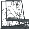vidaXL Baumbank 4-Sitzanzahl 160 x 80 x 89 cm Stahl Silber Grau 42029522 Bild 5