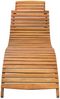 vidaXL Sonnenliegen 2 Stk. mit Auflagen Massivholz Akazie 3077369 Bild 3