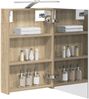 vidaXL Badezimmerspiegelschrank Sonoma-Eiche 40 x 10,5 x 60,5 cm 889033 Bild 3