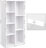 Vasagle 'LBC27WT' Bücherregal mit 7 Fächern, weiß, 50 x 24 x 106 cm Bild 5