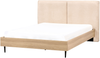 Bett mit Lattenrost Bouclé IZERNORE 160 x 200 cm Beige Bild 4