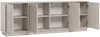 Vente-unique - MEZULIA Sideboard Holz, Platte Beige - B 43 cm x H 71 cm x L 199,8 cm Bild 5