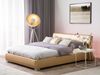 Lederbett gold Lattenrost 140x200 cm mit LED-Beleuchtung bunt PARIS Bild 3