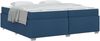 vidaXL Bettrahmen mit Matratze Blau 200 x 200 cm Stoff 3399214 Bild 2