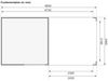 Gartenhaus Qubic 1 - 246x246 cm plus Anbaudach 2,40m, 19 mm Holz terragrau, Karibu Bild 3
