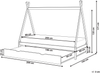 Kinderbett mit Ausziehbett Kiefernholz TALMONTIERS 90 x 200 cm Grau Bild 2