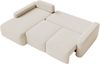 Selsey 'Carnos Mini' Ecksofa mit Schlaffunktion, Ottomane links, Chenille Hellbeige Bild 4