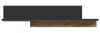 FORTE Hayato Wandpaneel, Holzwerkstoff, Braun/Schwarz, 154 x 35,4 x 21,9 cm Bild 5