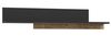 FORTE Hayato Wandpaneel, Holzwerkstoff, Braun/Schwarz, 154 x 35,4 x 21,9 cm Bild 2