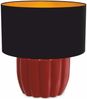 Casa Padrino Luxus Tischleuchte Rot / Schwarz H. 59,5 cm - Luxus Qualität Bild 2