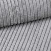 AX LIVING 1 Stk Polster Hocker Pitinio 45 cm Grau weißes Metallgestell Bild 5