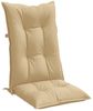 vidaXL Hochlehner-Auflagen 2 Stk. Melange Beige 120x50x7 cm Stoff 4002355 Bild 5