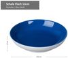 Ritzenhoff & Breker Servierschale 4er Set Schale 13cm flach Indigo-Blau Doppio - Ritzenhoff 64254, Porzellan Bild 4