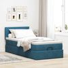 vidaXL Ottomane Bett mit Matratze & LEDs Dunkelblau 80x200 cm Samt 3312588 Bild 4