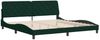 Doppelbett, Bettgestell Modernen ohne Matratze Dunkelgrün 200x200 cm Samt d2405e Bild 3