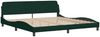 Doppelbett, Bettgestell Modernen ohne Matratze Dunkelgrün 200x200 cm Samt d2405e Bild 4