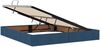 vidaXL Aufbewahrungsbett mit Matratze Blau 160 x 200 cm Polyester 3371732 Bild 5