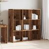 vidaXL Bücherregal Altholz-Optik 98x29x97,5 cm 855968 Bild 3
