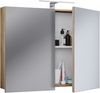 VCM Badmöbel Spiegelschrank Badinos 914462 Sonoma-Eiche H. 60 x B. 80 x T. 12 cm Bild 3