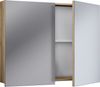 VCM Badmöbel Spiegelschrank Badinos 914462 Sonoma-Eiche H. 60 x B. 80 x T. 12 cm Bild 4