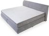 Boxspringbett Family / BX2550 Flint, Stoff, Silber, 248 x 108 x 218 cm Bild 3