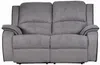 Vente-unique - Relaxsofa 2-Sitzer - Microfaser - Grau - HERNANI Bild 4