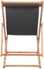 vidaXL Strandstuhl Klappbar Stoff und Massivholz Grau 44001 Bild 3