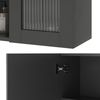 Badspiegelschrank Malte Grau 60 x 50 cm mit Spiegel Vicco Bild 5