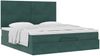 vidaXL Ottoman-Bett mit Matratzen Dunkelgrün 160x200 cm Samt 3313412 Bild 5
