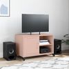 TV-Schrank Lowboard TV Rosa 68x39x43,5 cm Stahl d5445e Bild 3