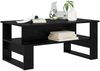 vidaXL Couchtisch Schwarz Eichen-Optik 90 x 50 x 40 cm Holzwerkstoff 8000213 Bild 3