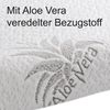 Nackenstützkissen "kühlende Gel Einlage" ( 60cm x 30cm x 10/7cm ), Nackenkissen mit Memory Foam, Aloe Vera veredelter Bezug, Gesundheitskissen Bild 4