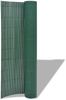 vidaXL Gartenzaun Doppelseitig PVC 90x300 cm Grün 43623 Bild 2