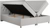 Boxspringbett Doppelbett Polsterbett Kunstlederbett mit Bettkasten - ROMA - 120x200cm - Weiß Kunstleder - H4 Bild 4