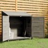 vidaXL Gerätehaus Anthrazit 102x52x112 cm Massivholz Tanne 152184 Bild 2