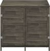 vidaXL Gerätehaus Anthrazit 102x52x112 cm Massivholz Tanne 152184 Bild 3