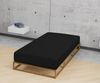 biberna Jersey-Elastic-Spannbetttuch 0077866, schwarz, 1x 140x200 cm - 160x220 cm Bild 3