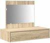 vidaXL Schminktisch mit Schubladen Braun 83 x 40 x 70 cm Holzwerkstoff 865201 Bild 2