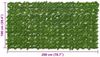 vidaXL Balkonsichtschutz mit Blättern Grün und Gelb 200 x 100 cm 42040642 Bild 5