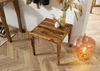 Beistelltisch Sheesham 50x50x50 braun lackiert ANCONA #111 Bild 2